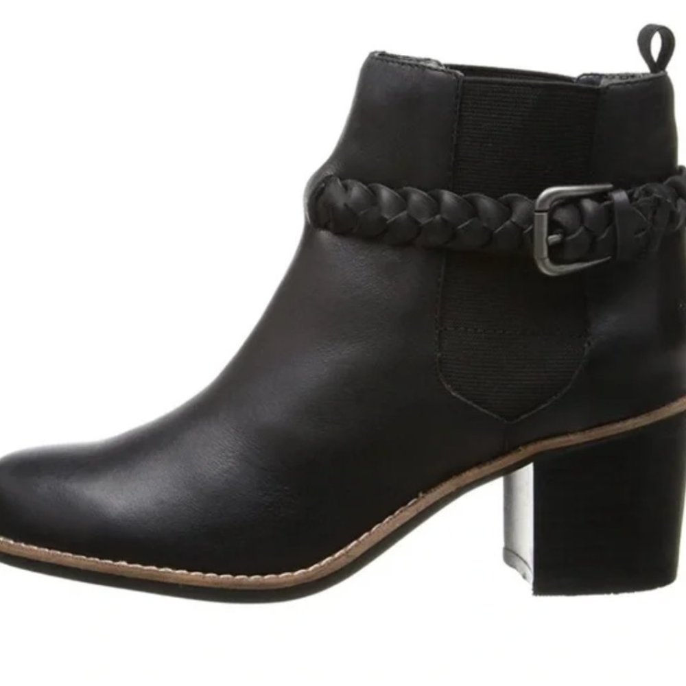 NIB Sperry Top-Spider Liberty Black Heeled Boot Size 10M STS90224